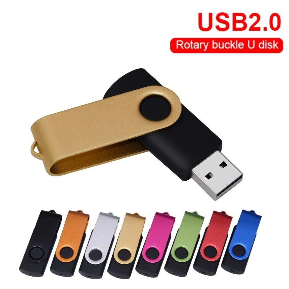 JASTER Unità Flash USB Girevole 128GB Chiavetta di Memoria Colorata 64GB