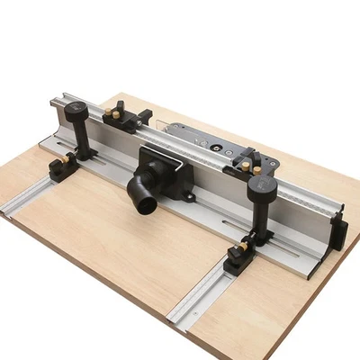 700mm Woodworking Router Table Fence Aluminum Profile System w/ Sliding Brackets - Image 1 of 4