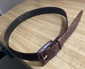brown leather belt S - Picture 1 of 2