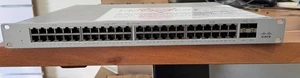 Cisco Meraki MS120-48LP-HW Meraki Cloud Managed 48 Ports PoE Switch UNCLAIMED - Picture 1 of 3