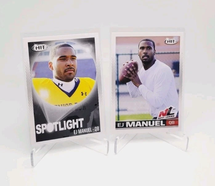 E.J MANUEL 2013 Sage Hit Spotlight Next Level Rookie base LOT BUFFALO - Image 1 of 1