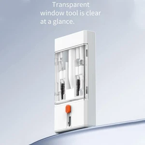 Kit d'outils de nettoyage compact 22 en 1 pour électronique facile à transporter et à ranger - Photo 1/5