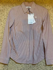 Lacoste Women's Button-Up Dress Shirt - Picture 1 of 5