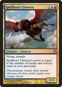 *MRM* FR/VF 4x Chim�re au c�ur magique (Spellheart Chimera) MTG Theros - Picture 1 of 1