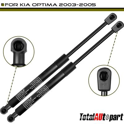 2x Soportes de elevación de capó Amortiguador Puntales Muelles Accesorios para Kia Optima 2003-2005 6329 Foto 1 de 4