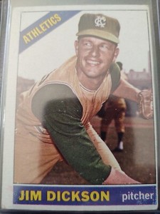 1966 Topps Baseball Jim Dickson #201