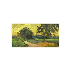 Stampa su Tela su Carta Poster o Quadro Vincent van Gogh Landscape at twilight - Picture 1 of 2