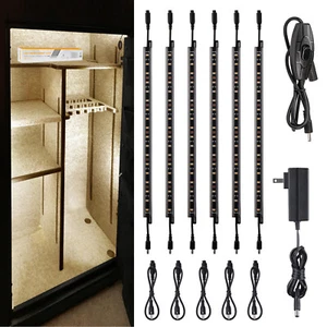 LED Safe Lighting Kit, Rocker Switch, Under Cabinet Lighting,3000K Warm White - Picture 1 of 8