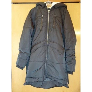 NEW! Dex / Black Tape Women's Hooded Mid-length Puffer Black Size Large $169 - Picture 1 of 15