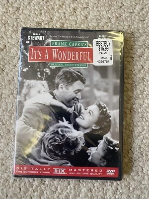 It's a Wonderful Life (1946) / James Stewart - Donna Reed [ DVD ] Brand New - Image 1 of 3