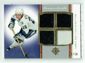 07-08 UD Upper Deck Ultimate Premium Swatches  Martin St. Louis  /50  Jerseys 