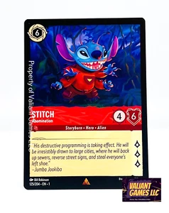 Disney Lorcana TCG Stitch Abomination #125/204 Non Foil Rare N/M - Picture 1 of 1