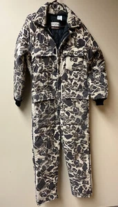 VTG CABELAS camouflage COVERALLS frogskin Mens M Tall 38-40 hunting 1pc suit - Picture 1 of 17