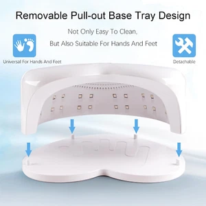 Nail Lamp, 96W Rechargeable UV Light for Nails/Acrylic Polish, LED Nail Lamp ... - Picture 1 of 9