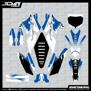 Grafik Kit für Yamaha Crystal Aufkleber YZF 250 450 2015 2016 2017 - Bild 1 von 1