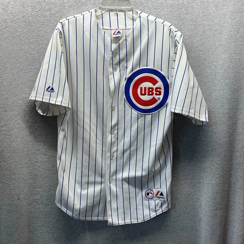 Vintage Chicago Cubs Nomar Garciaparra Jersey Mens Medium White MLB Baseball Cover