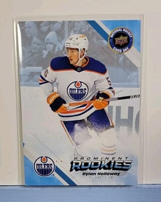 2023 Upper Deck National Hockey Card Day #NHCD-10 Dylan Holloway Edmonton RC NHL - Image 1 of 4