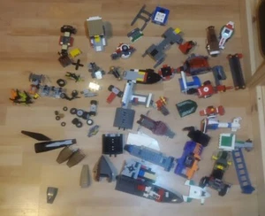 Lego Random Pieces Transportation Parts Lot car, plane, boat, motorcycle - Picture 1 of 12