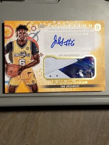 2022 Topps Inception Gold Shoe Patch Auto Jazian Gortman 08/10 YNG Dreamerz