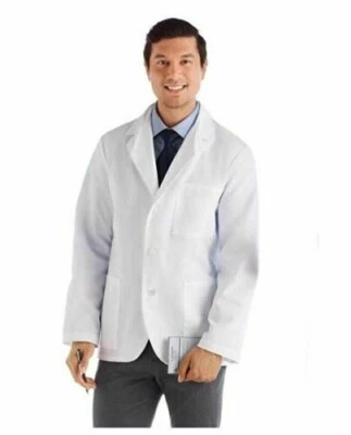 NWT MEN'S META FUNDAMENTALS CONSULATION LAB COAT WHITE SZ. 34 - Image 1 of 3
