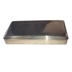 Cartier Art Deco Sterling Silver Dresser Jewelry Box - Picture 1 of 10