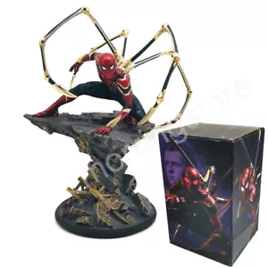 Spider-Man: No Way Home Iron Spider-Man Figure 30 cm Marvel Statue Toys Boxed - Picture 1 of 13