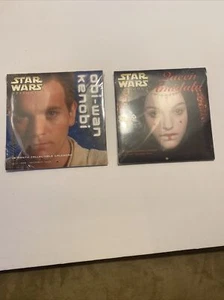 Calendario Star Wars Ep 1 Phantom Menace Obi-Wan Kenobi y Amidala 1999-2000 SELLADO - Imagen 1 de 6
