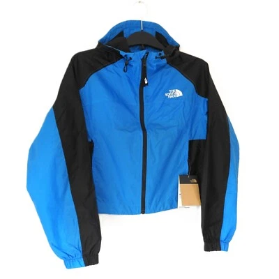 The North Face Himalia Crop Wind Jacket Skyline Blue Size S Outdoor Coat New - Image 1 of 4