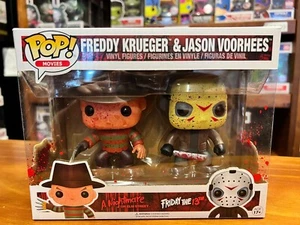 Pop Movies Freddy Krueger & Jason Voorhees 2 Pack Pop Vinyl EXPERT PACKAGING - Picture 1 of 6