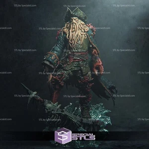 Davy Jones Caribbean ACTION FIGURE Statue Kit resina 3D!!! UNPAINTED - Bild 1 von 5