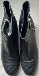 L.K. BENNETT Botines Cuero, Botines, Negro, 8 (39) - Imagen 1 de 14