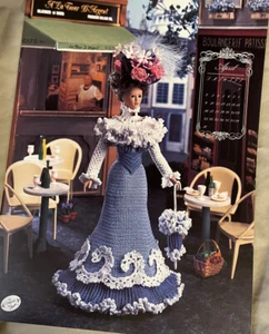 Annie Potter Calendar Bed Doll Society 7804 April 1995 Crochet Dress Pattern - Picture 1 of 4