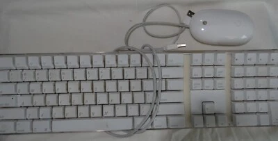Apple Macintosh USB Keyboard and Mouse - Image 1 of 4