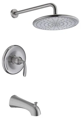Meno 1-Handle Tub/Shower Faucet in Brushed Nickel - Image 1 of 4