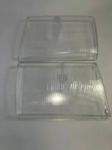 Pair of Bosch Euro Headlight Glass Lens fits Mercedes R107 280SL 350SL 500SL - Picture 1 of 5