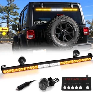 35" 32 LED Strobe Light Bar Emergency Warning Traffic Advisor Directional Arrow - Bild 1 von 7