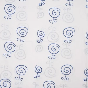 10 Yard Geometric Block Print Cotton Voile Fabric Sewing Unstitched Dress Craft - Picture 1 of 7