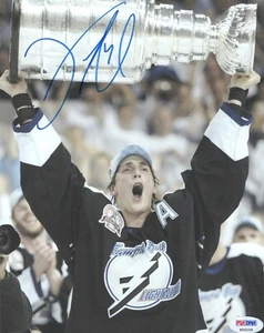 VINCENT LACAVALIER Signed Autographed Auto 8x10 Photo Tampa Bay Lightning PSA - Picture 1 of 1