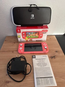 Nintendo Switch Lite - Animal Crossing Isabelle Aloha Edition - koralle - Bild 1 von 7