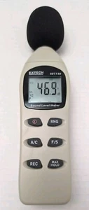 EXTECH 407730 DIGITAL SOUND LEVEL MERE SPL with HAMA TRIPOD TESTED - Picture 1 of 3