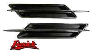 1966 Olds Cutlass 442 Cast Chrome Fender Louver Set - Picture 1 of 2