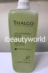 Aceite de masaje neutro Thalgo 1000 ml 1L 33,8 oz salón tamaño profesional envío gratuito #da - Imagen 1 de 1