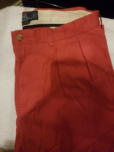 Mens Polo Ralph Lauren Pants 36X30 DK PNK - Picture 1 of 3