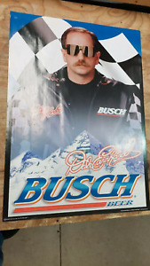 Dale Earnhardt Busch Beer NASCAR Racing Poster