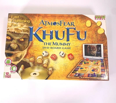Atmosfear Khufu The Mummy DVD Board Game Vivid Games Fast Frightening Complete - Image 1 of 4