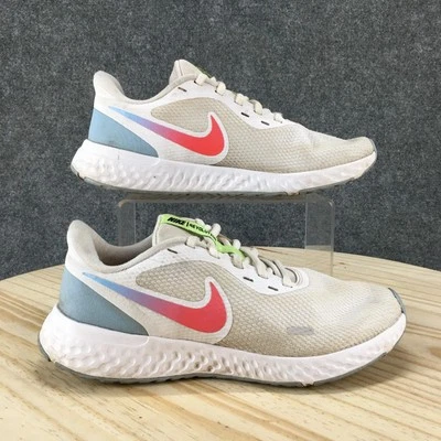 Nike Shoes Womens 8 Revolution 5 Running Sneakers Multicolor Lace Up CZ9301-100 - Image 1 of 4