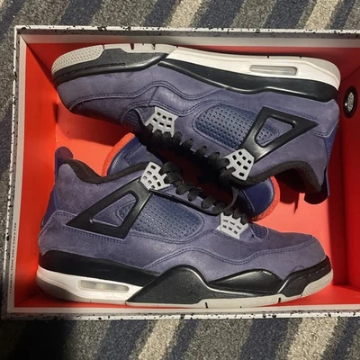 Air Jordan 4 Retro 'Winterized Loyal Blue' Talla 9 Usado Foto 1 de 4