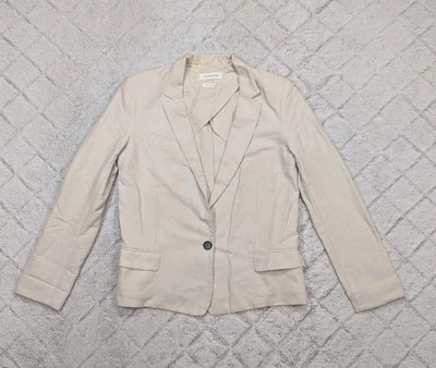 Isabel Marant Etoile Jacket Womens 40 White Cream Blazer Cotton Linen Work - Image 1 of 4
