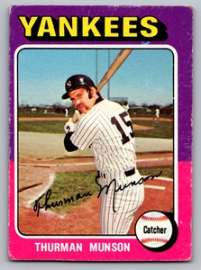 1975 TOPPS #20 THURMAN MUNSON YANKEES - Picture 1 of 3