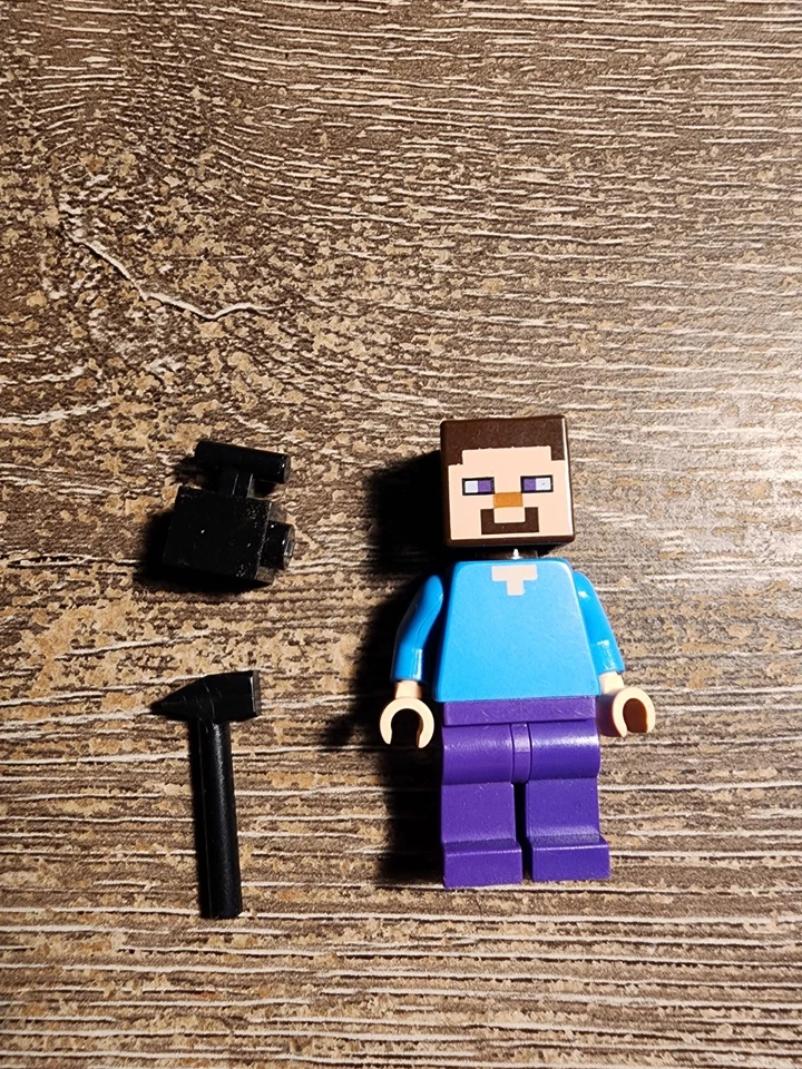 LEGO Minecraft Steve Minifigura de Acción Min009 Lote #2 Foto 1 de 1
